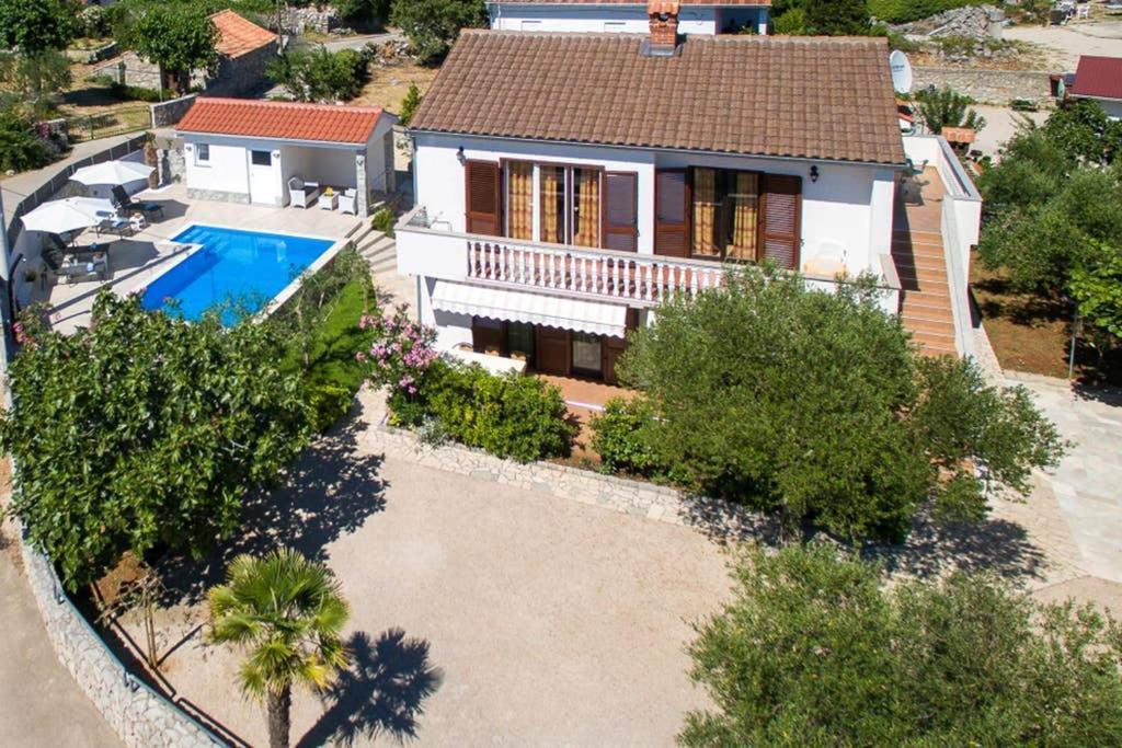 Adria-Holiday House With A Private Pool In Krk Kornić Extérieur photo