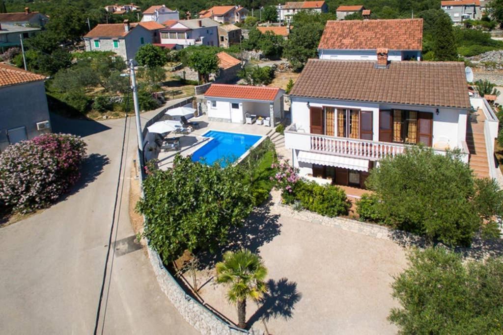 Adria-Holiday House With A Private Pool In Krk Kornić Extérieur photo